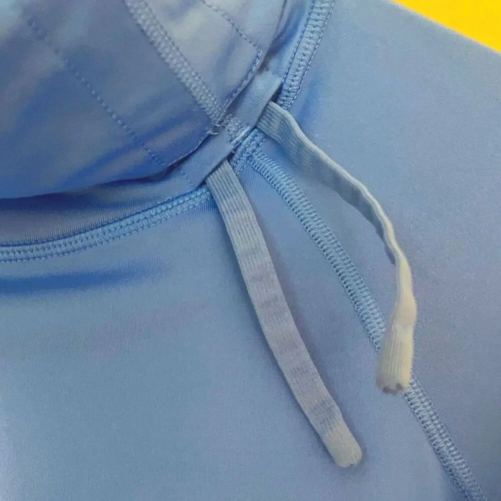 Women's Nike Pro Hyper Warm Hybrid Training Top Blue Large NWOT